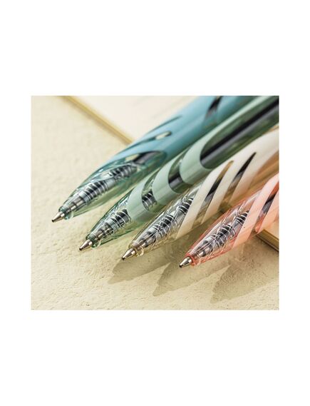 Pix cu mecanism, varf 0.7 mm, corp pastel, albastru, DELI-[2]