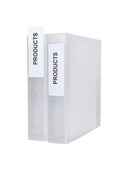 Porteticheta autoadeziva + insert, 25 x 75mm, 12 buc/set, PROBECO-[2]