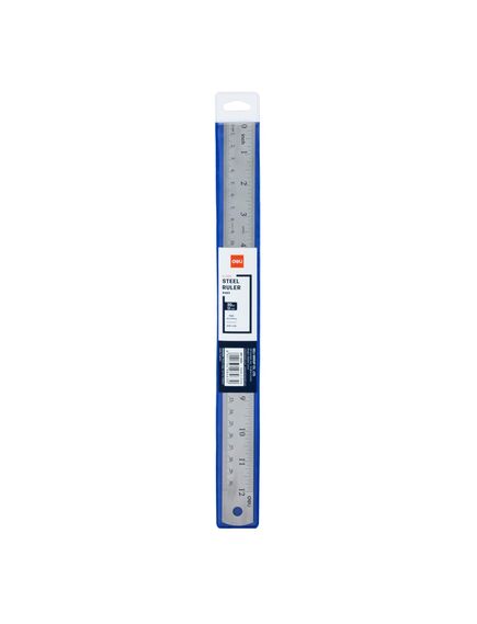 Rigla metal 30 cm DELI 8463-[2]