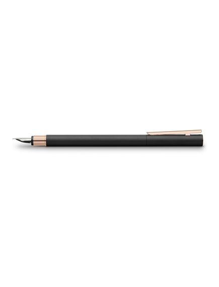 Stilou, penita fina, corp metal, negru, FABER-CASTEL Rosegold-[2]