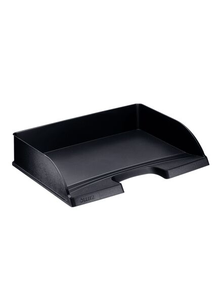 Tavita documente, A4, plastic, landscape, negru, LEITZ, Culoare: Negru-[2]