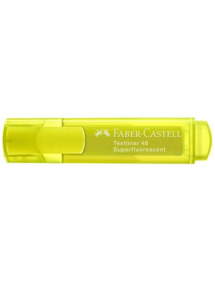 Textmarker super-fluorescent, varf 1-5 mm, galben, 1546 FABER-CASTELL, Culoare: Galben-[3]