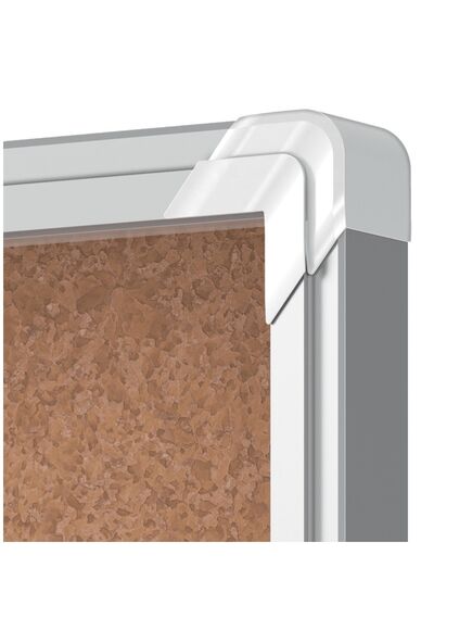 Avizier pluta pentru interior, 4 x A4, rama metalica, NOBO-[5]
