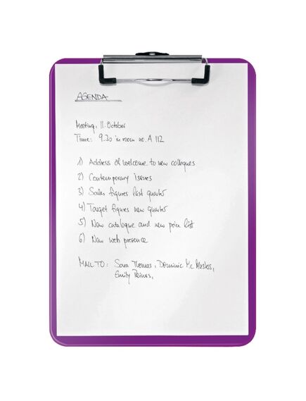 Clipboard simplu A4, mov, WOW LEITZ, Culoare: Mov-[2]