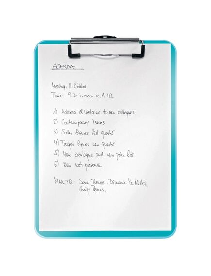 Clipboard simplu A4, turcoaz, WOW LEITZ, Culoare: Turcoaz-[2]