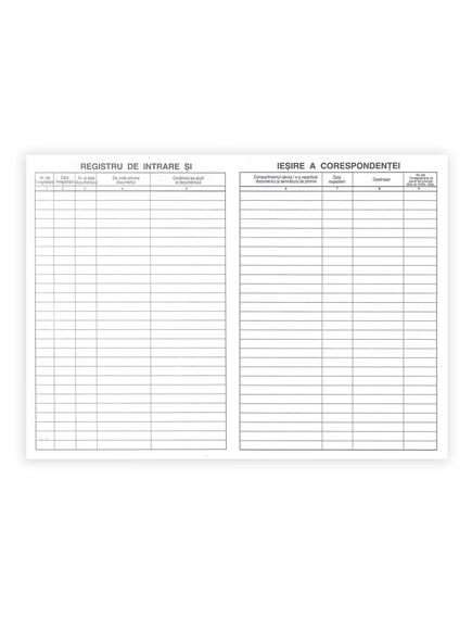 Registru corespondenta, A4, vertical, 100 file, coperta rigida, 3 buc/set-[2]