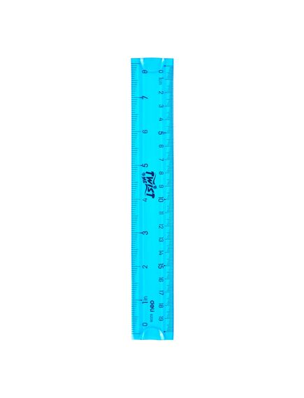 Rigla din plastic flexibila, 20 cm, DELI-[4]