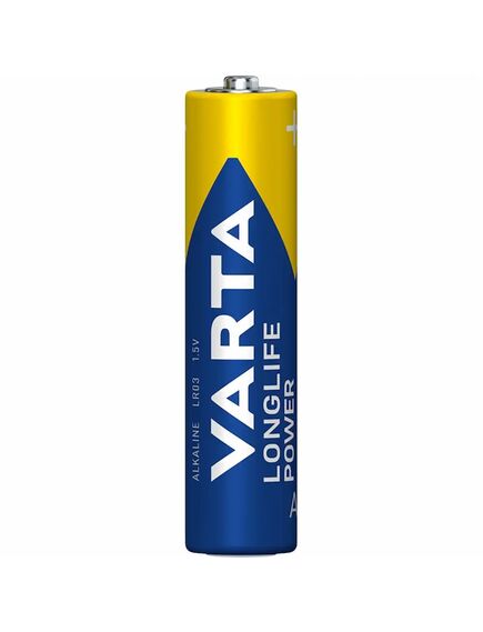 Baterii alcaline AAA (LR3), 1.5V, 4 buc/set, Longlife Power VARTA-[2]