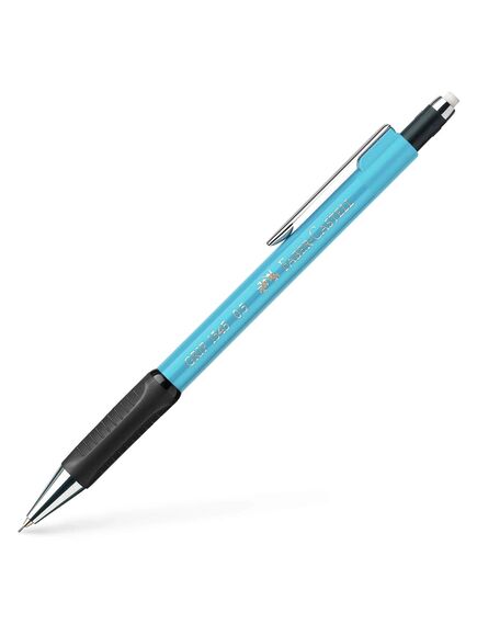 Creion mecanic, varf 0.5 mm, corp plastic, bleu, Grip 1345 FABER-CASTELL, Culoare: Bleu-[2]