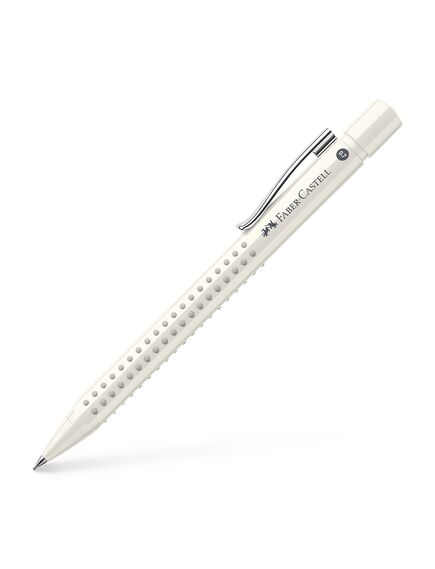 Creion mecanic, varf 0.7 mm, alb, Grip 2010 FABER-CASTELL, Culoare: Alb-[2]