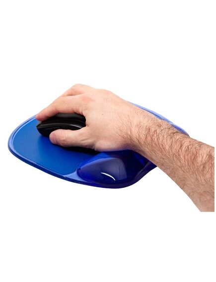 Mouse pad cu gel, albastru, Q-CONNECT Premium, Culoare: Albastru-[3]