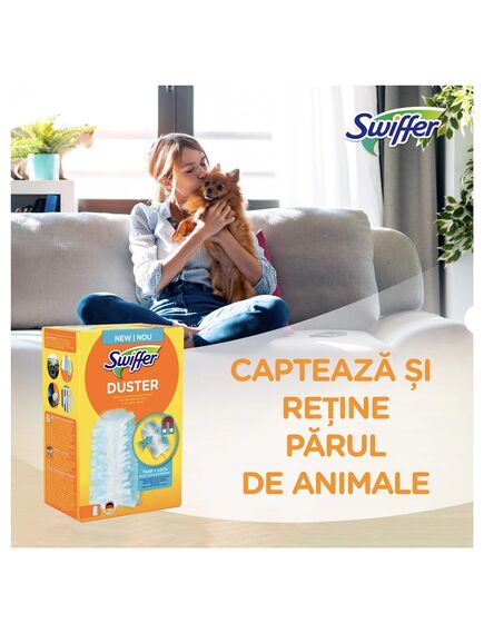 Pamatuf praf cu 4 rezerve, Duster Kit SWIFFER Duster-[2]