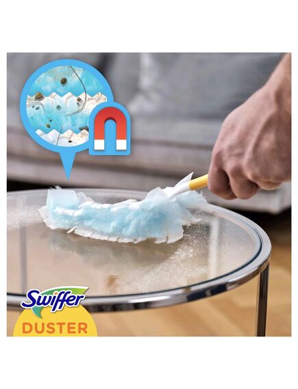 Pamatuf praf cu 4 rezerve, Duster Kit SWIFFER Duster-[4]