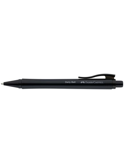 Pix cu mecanism XB Daily FABER-CASTELL, scriere albastra, Culoare corp: negru-[2]