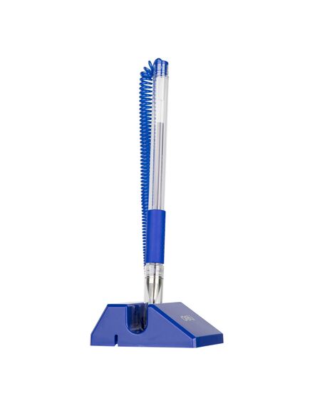Pix cu suport adeziv si snur, 0.5 mm, albastru, DELI-[3]