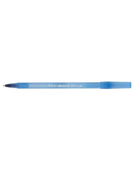 Pix fara mecanism Round Stic BIC, 60 buc/cutie, Culoare: Albastru-[2]