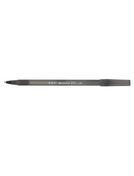 Pix fara mecanism Round Stic BIC, 60 buc/cutie, Culoare: Negru-[2]