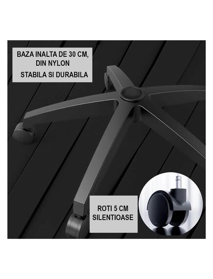 Scaun birou ergonomic, spatar Mesh, 87080 DELI-[4]