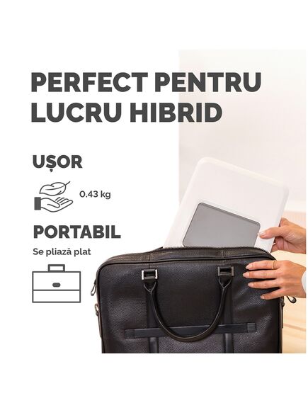 Suport ergonomic pentru laptop, alb, Breyta FELLOWES, Culoare: Alb-[6]
