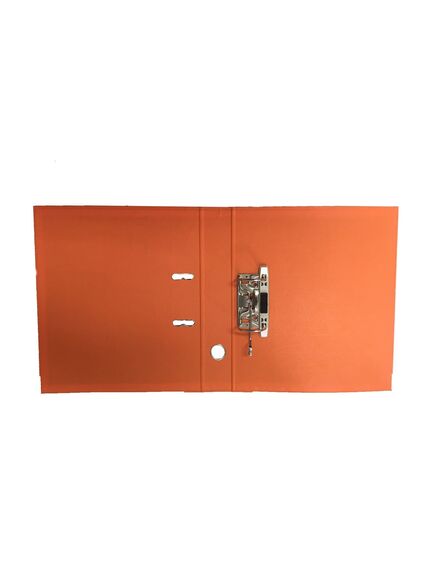 Biblioraft A4 plastifiat interior-exterior, 7.5 cm, portocaliu, NOKI, Culoare: Portocaliu-[2]