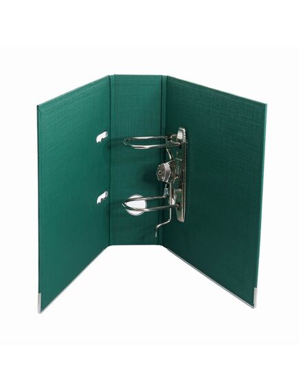 Biblioraft A5 plastifiat PP, 7.5 cm, verde, OPTIMA, Culoare: Verde-[2]