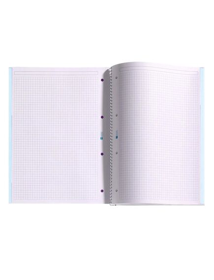 Caiet cu spirala A4, 80 file, matematica, lila, MIQUELRIUS Antibacterial-[2]