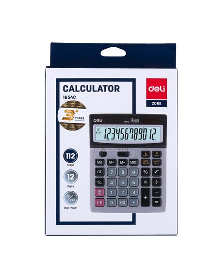 Calculator de birou cu 12 digiti 1654C DELI-[3]