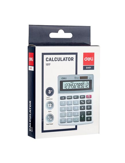 Calculator de birou cu 12 digiti DELI 1217-[3]
