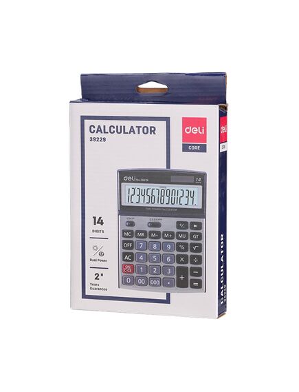 Calculator de birou cu 14 digiti 39229 DELI-[2]