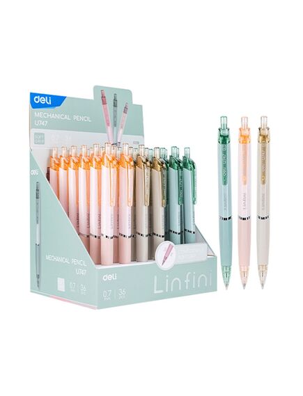 Creion mecanic 0.7 mm, corp plastic, Linfini DELI-[2]