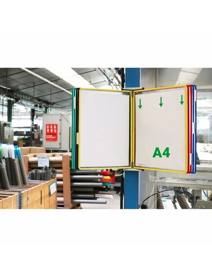 Display perete cu 10 buzunare incluse, albastru, TARIFOLD, Culoare: Albastru-[3]