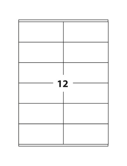 Etichete autocolante albe, 12/A4, 105 x 48mm, 100 coli/top, D.RECT-[2]