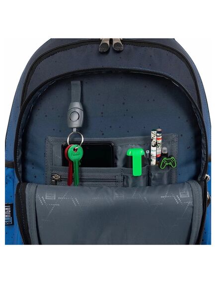 Ghiozdan troller baieti, 4 compartimente, Green Game, ST.RIGHT TB01-[4]