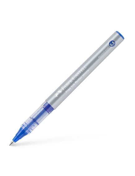 Roller 0.5 mm, albastru, Free Ink FABER-CASTELL, Culoare: Albastru-[2]