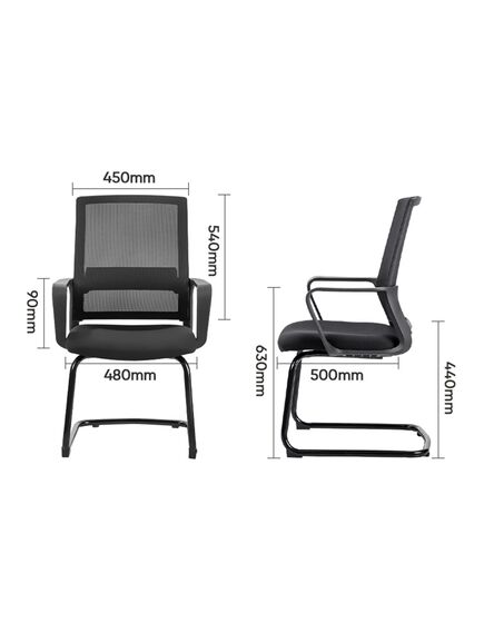 Scaun conferinta negru DELI MESH-[2]