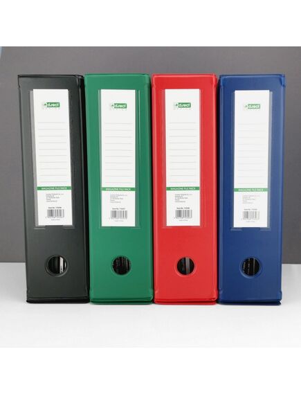 Suport vertical pentru cataloage, A4, carton laminat, 90mm, negru, D.RECT, Culoare: Negru-[4]