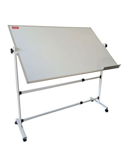 Whiteboard magnetic mobil cu 2 fete 90x120 cm-[2]