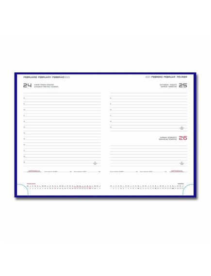 Agenda A5, datata, rosu, ARTIBEST-[2]