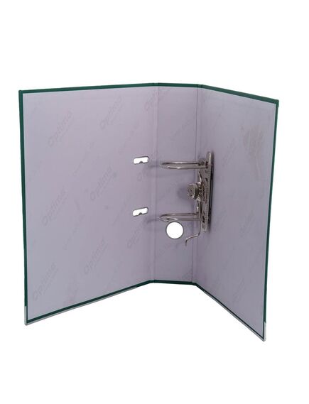 Biblioraft plastifiat 7.5 cm, verde, OPTIMA Budget, Culoare: Verde-[3]