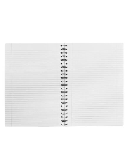 Caiet cu spirala A4, 100 file, coperta plastic, dictando, PAPERLAND, Liniatura: Dictando-[7]