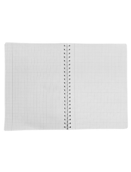 Caiet cu spirala A4, 100 file, coperta plastic, matematica, PAPERLAND, Liniatura: Matematica-[7]