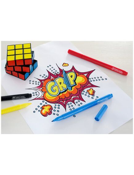 Carioci 10 culori/set Grip FABER-CASTELL-[3]