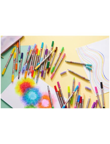 Carioci cu 2 capete, 20 culori/set, FABER-CASTELL-[3]