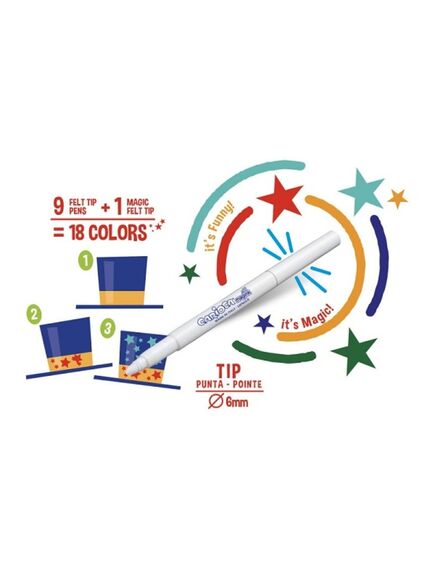 Carioci, varf 6mm, 10 buc/set CARIOCA Magic Color Change-[3]