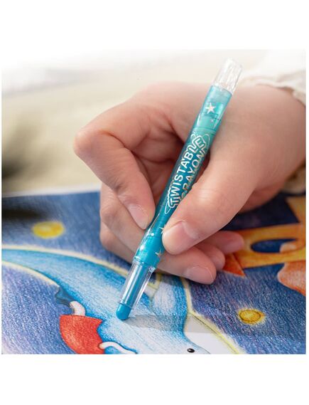 Creioane cerate retractabile, 24 culori/set DELI-[3]