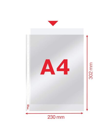 Folii protectie cristal, 40 microni, 100 buc/set, ESSELTE-[2]