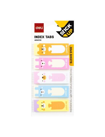 Index autoadeziv 45X15 mm, diverse modele, DELI-[2]