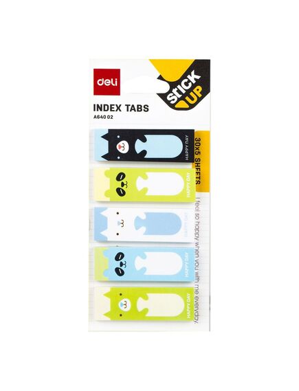Index autoadeziv 45X15 mm, diverse modele, DELI-[3]