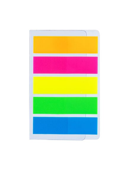Index autoadeziv plastic 44x12 mm, 5 culori, DELI-[2]