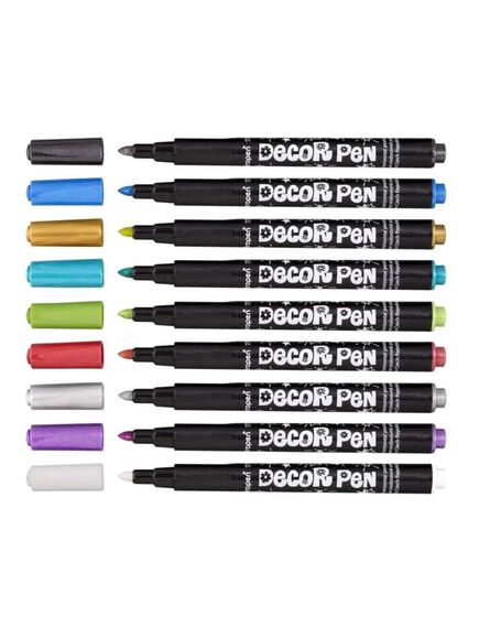 Markere pentru decoratiuni 8+1 culori metalice/set CENTROPEN-[2]